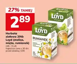 Hitpol Herbata ziołowa Loyd melisa oferta