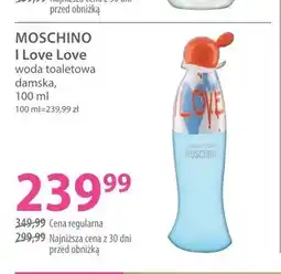 Hebe Woda toaletowa damska Moschino I Love Love oferta