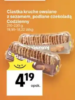 Delikatesy Centrum Ciastka kruche owsiane z sezamem Codzienny oferta