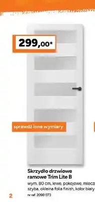 Bricoman Skrzydło drzwiowe ramowe Porta Trim Lite B oferta