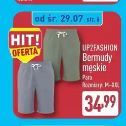 ALDI Bermudy męskie UP2FASHION oferta