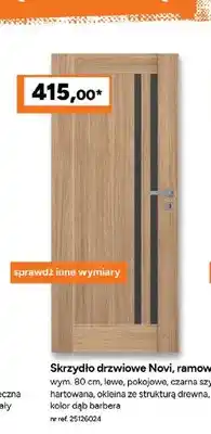 Bricoman Skrzydło drzwiowe ramowe Porta Novi oferta