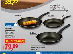Lidl Zestaw 3 patelni aluminiowych Silvercrest oferta