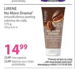Hebe Peeling cukrowy antycellulitowy do ciała Lirene No More Drama! oferta