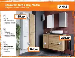 Bricoman Słupek łazienkowy Metro biały oferta