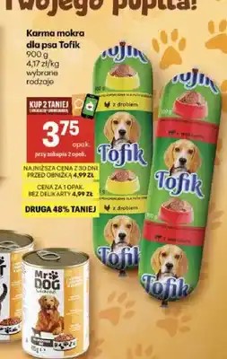 Delikatesy Centrum Karma mokra dla psa Tofik z drobiem oferta
