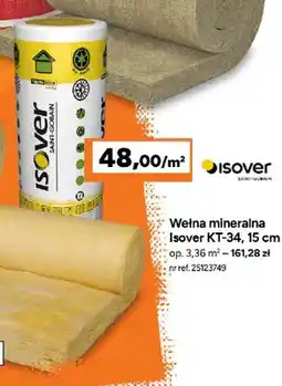 Bricoman Wełna mineralna Isover KT-34 15 cm oferta