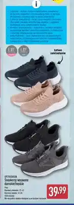 ALDI Sneakersy wsuwane damskie/męskie UP2FASHION szare oferta