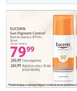 Hebe Fluid do twarzy z SPF50+ Sun Pigment Control Eucerin oferta