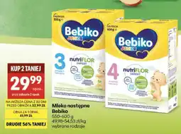 Delikatesy Centrum Mleko następne Bebiko Junior 3 oferta