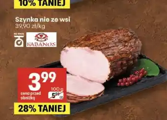 Delikatesy Centrum Szynka nie ze wsi Kabanos oferta