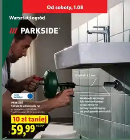 Lidl Spirala do udrażniania rur Parkside oferta