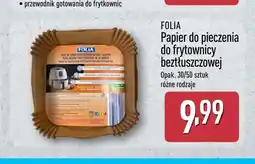 ALDI Papier do pieczenia do frytkownicy beztłuszczowej Folia oferta