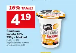 Hitpol Śmietana Łaciata 18% Mlekpol oferta
