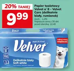 Hitpol Papier toaletowy Velvet Delikatnie Biały oferta