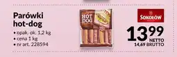 Makro Parówki hot-dog Sokołów oferta