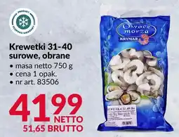 Makro Krewetki 31-40 surowe obrane Krymar oferta