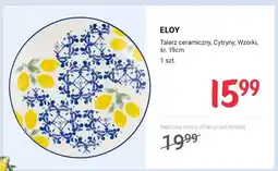 Rossmann Talerz ceramiczny ELOY Wzorki śr. 19 cm oferta