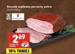 Delikatesy Centrum Boczek wędzony parzony extra Stanisławów oferta