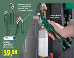 Lidl Zestaw 3 kluczy hydraulicznych Parkside oferta