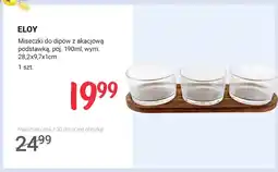 Rossmann Miseczki do dipów z akacjową podstawką ELOY oferta