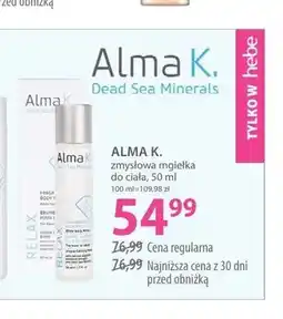 Hebe Mgiełka do ciała zmysłowa Alma K oferta