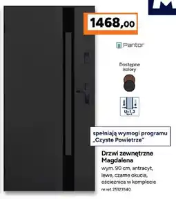 Bricoman Drzwi zewnętrzne Pantor Magdalena oferta