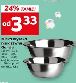 Hitpol Miska wysoka nierdzewna Galicja 18 cm oferta