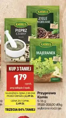 Delikatesy Centrum Pieprz czarny mielony Kamis oferta