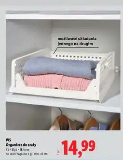 Lidl Organizer do szafy W5 oferta