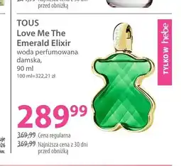 Hebe Woda perfumowana damska Tous Love Me The Emerald Elixir oferta