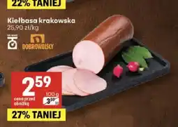 Delikatesy Centrum Kiełbasa krakowska Dobrowolscy oferta