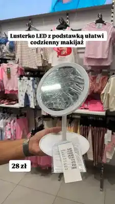 Pepco Lusterko LED z podstawką Home oferta
