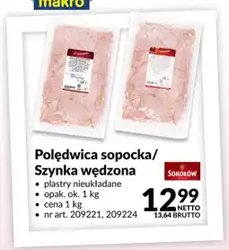 Makro Polędwica sopocka Sokołów oferta