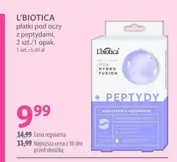 Hebe Płatki pod oczy L'biotica z peptydami oferta