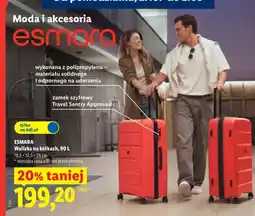 Lidl Walizka na kółkach Esmara oferta