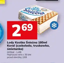 Hitpol Lody Kostka Śnieżna o smaku truskawkowym Koral oferta