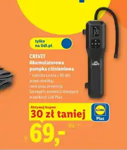Lidl Akumulatorowa pompka ciśnieniowa CRIVIT oferta