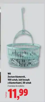 Lidl Zestaw klamerek W5 oferta