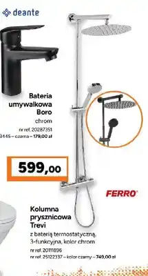 Bricoman Kolumna prysznicowa Trevi Ferro chrom oferta