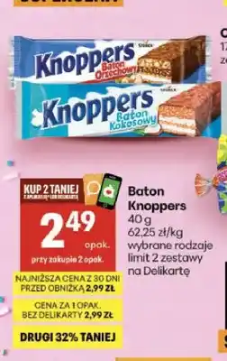 Delikatesy Centrum Baton Knoppers Orzechowy oferta