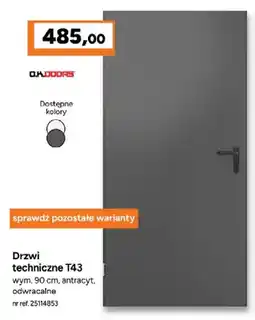 Bricoman Drzwi techniczne O.K. Doors T43 oferta