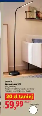 Lidl Lampa stojąca LED Livarno oferta