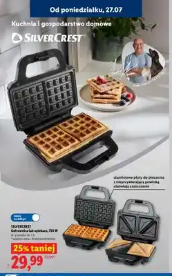 Lidl Gofrownica Silvercrest 750W oferta