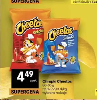 Delikatesy Centrum Chrupki Cheetos Spirals Cheese with Ketchup oferta