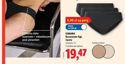 Lidl Bezszwowe figi Esmara 3-pak oferta
