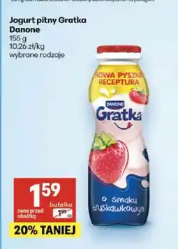 Delikatesy Centrum Jogurt pitny Gratka Danone truskawkowy oferta