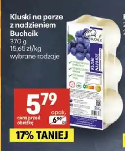 Delikatesy Centrum Kluski na parze z nadzieniem jagodowym Buchcik oferta