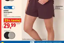 Lidl Szorty damskie Esmara oferta