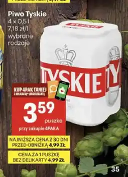 Delikatesy Centrum Piwo Tyskie Gronie oferta
